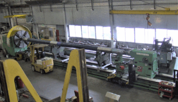 11 Heyligenstaedt Large Shaft turing Flat bed Lathe