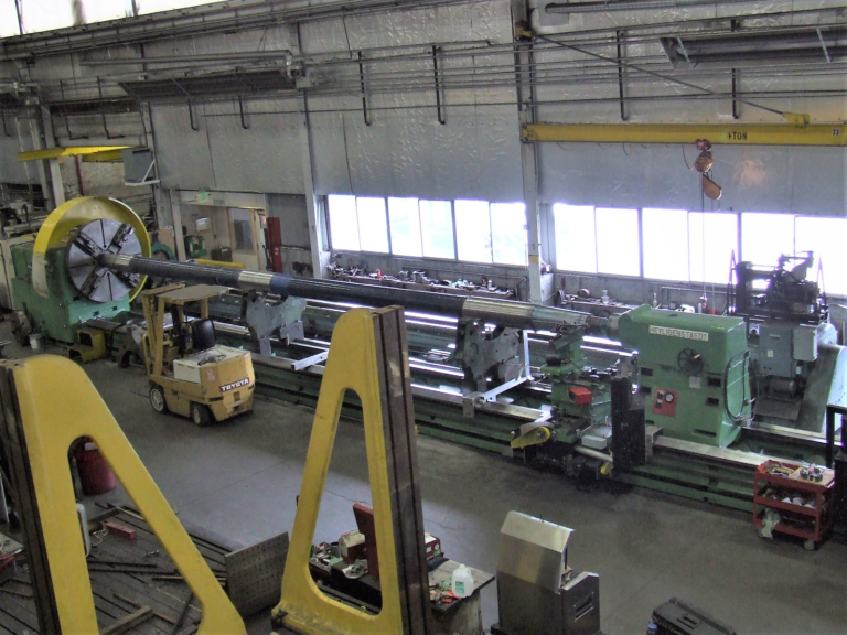 Heyligenstaedt Large Shaft Turning Flat bed Lathe MachMotion