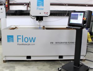 2 Flow Flying Bridge CNC Waterjet Machine with Control Stand