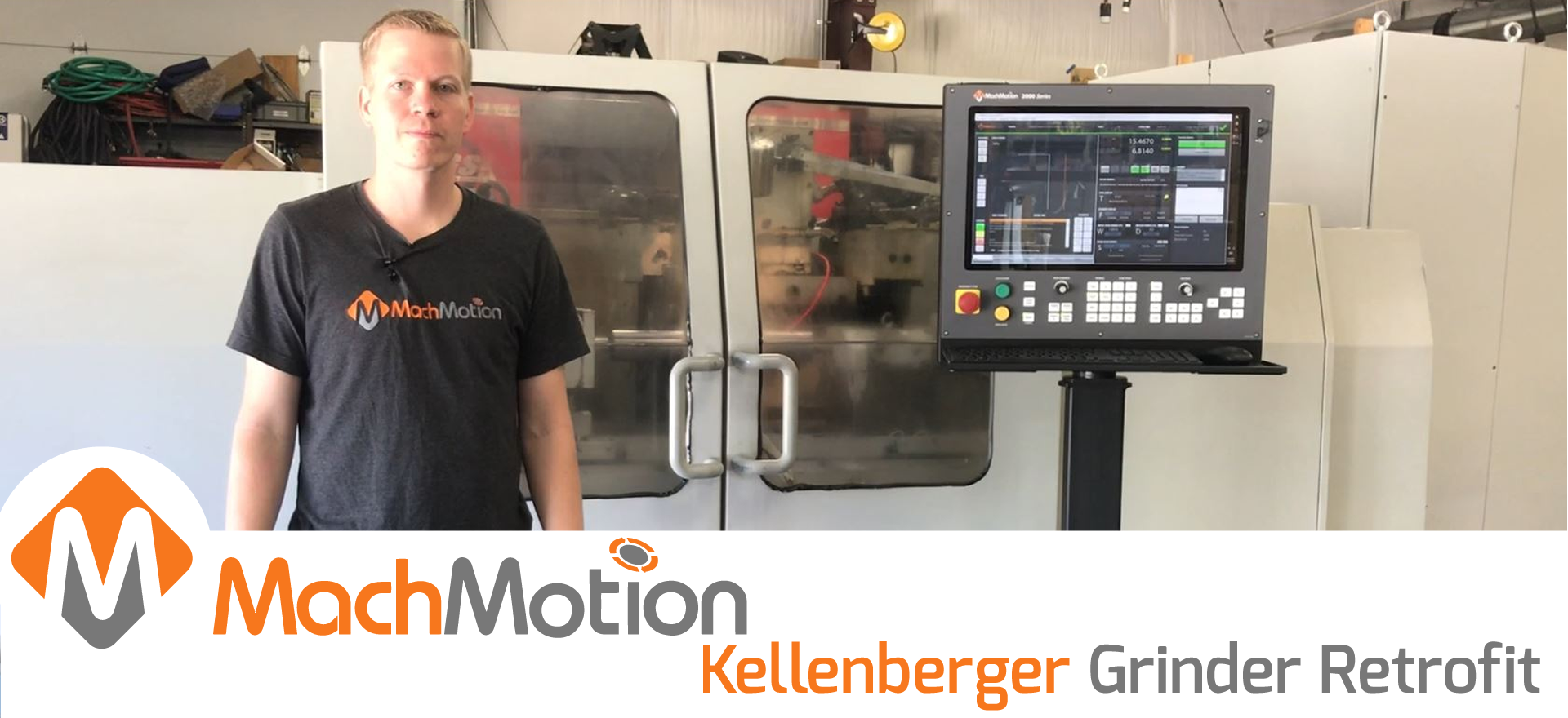 KELLENBERGER RS-M 175 / 1000 CNC GRINDER RETROFIT VIDEO