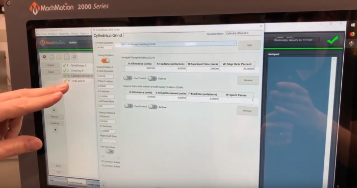 MACHMOTION CNC CYLINDRICAL GRINDER CONTROL OVERVIEW - MachMotion