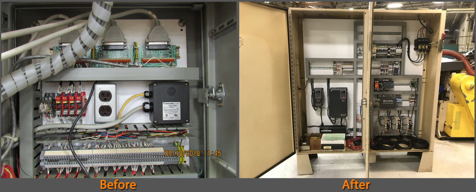 CINCINNATI CENTERLESS GRINDER 32512 CONTROL RETROFIT MachMotion