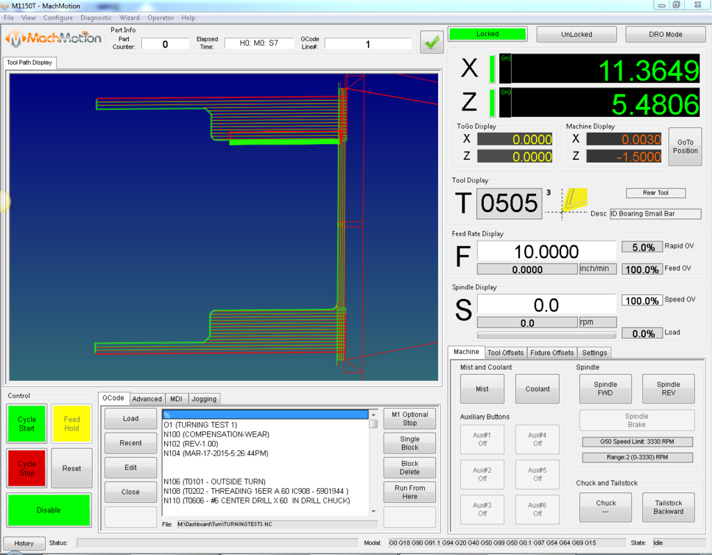 SUMMARY OF G-CODES - MachMotion