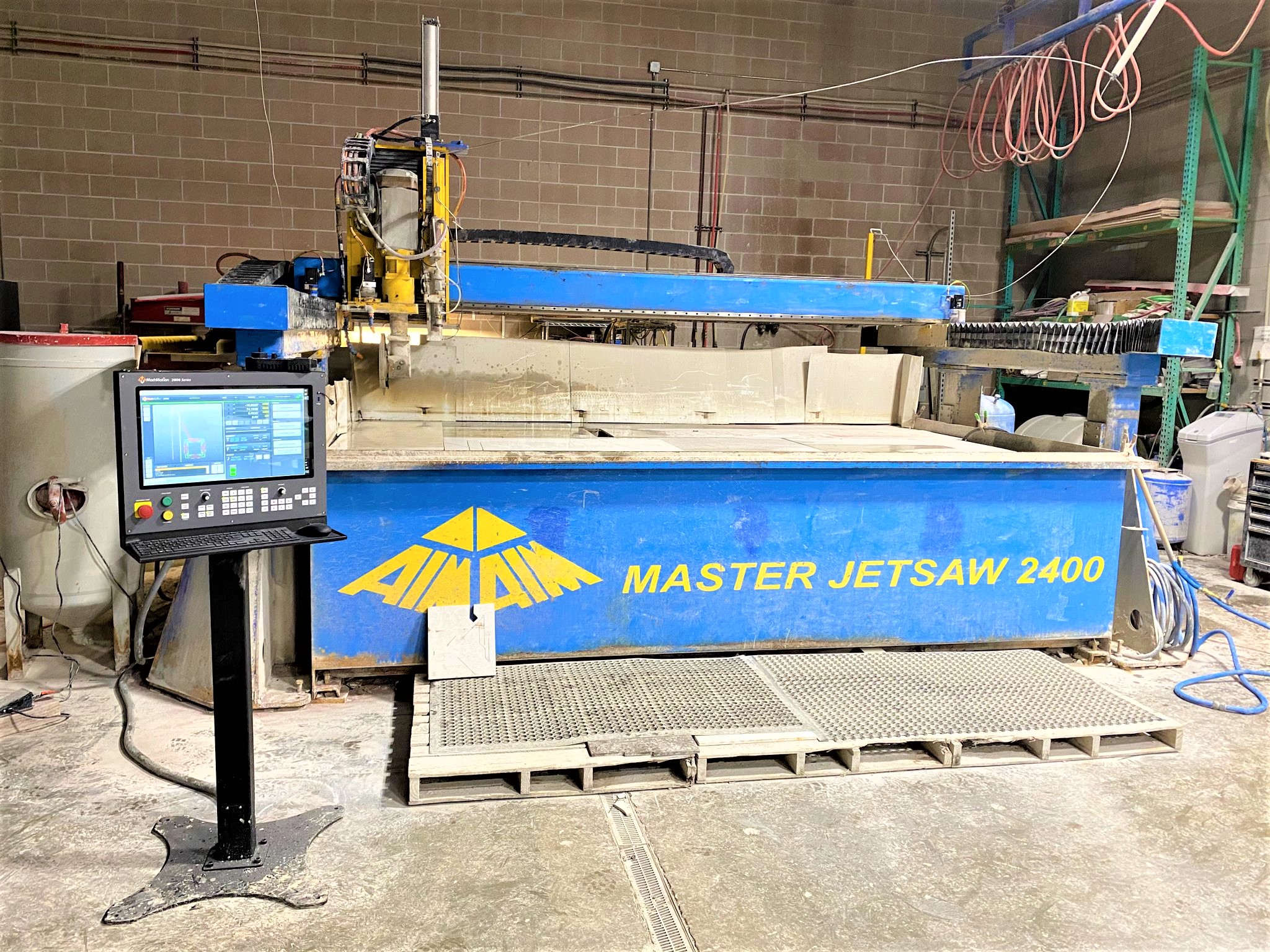 Master JETSAW 2400 Waterjet-Granite cutting saw