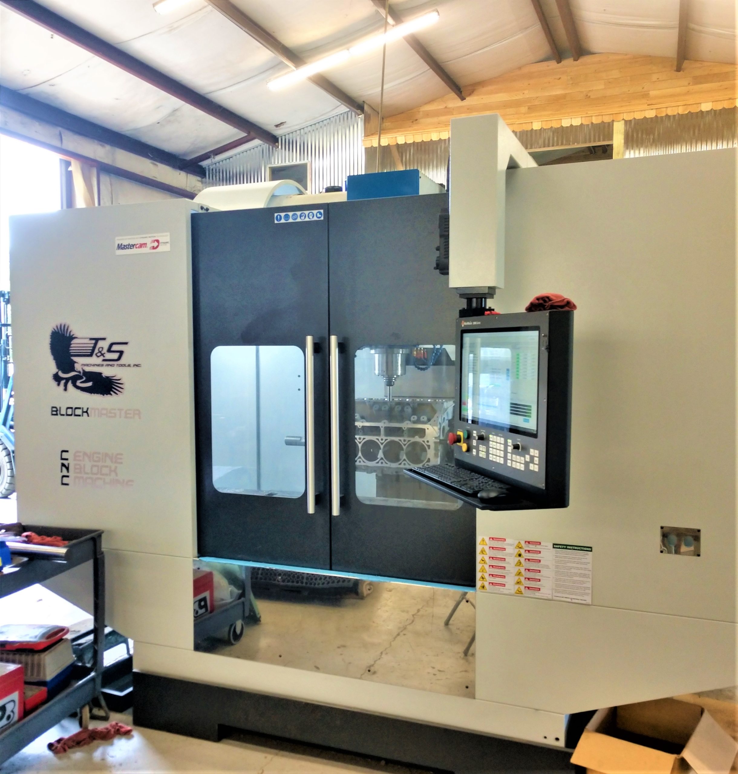 T&S 4 Axis Machining Center