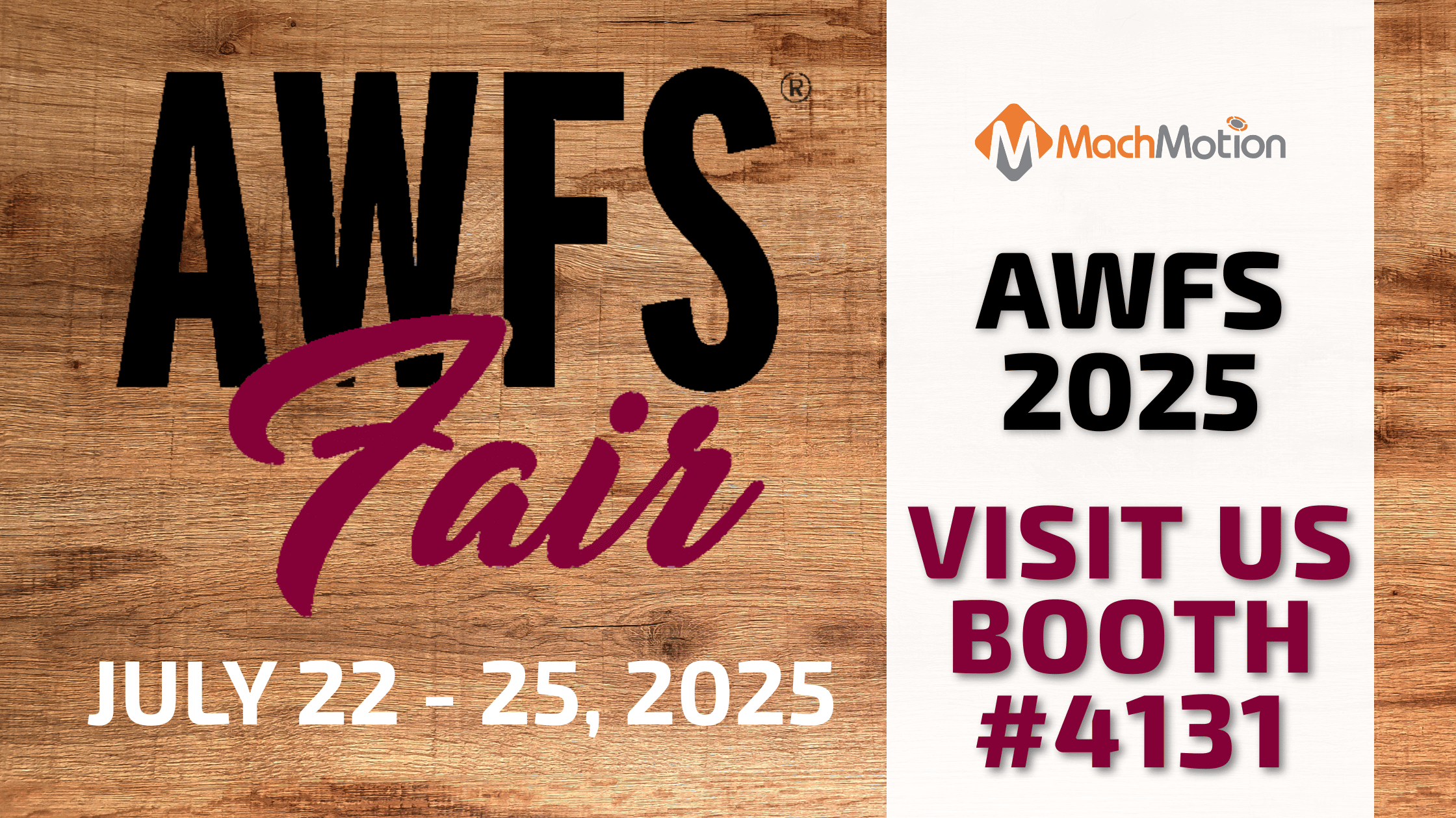 MachMotion Exhibits at AWFS 2025