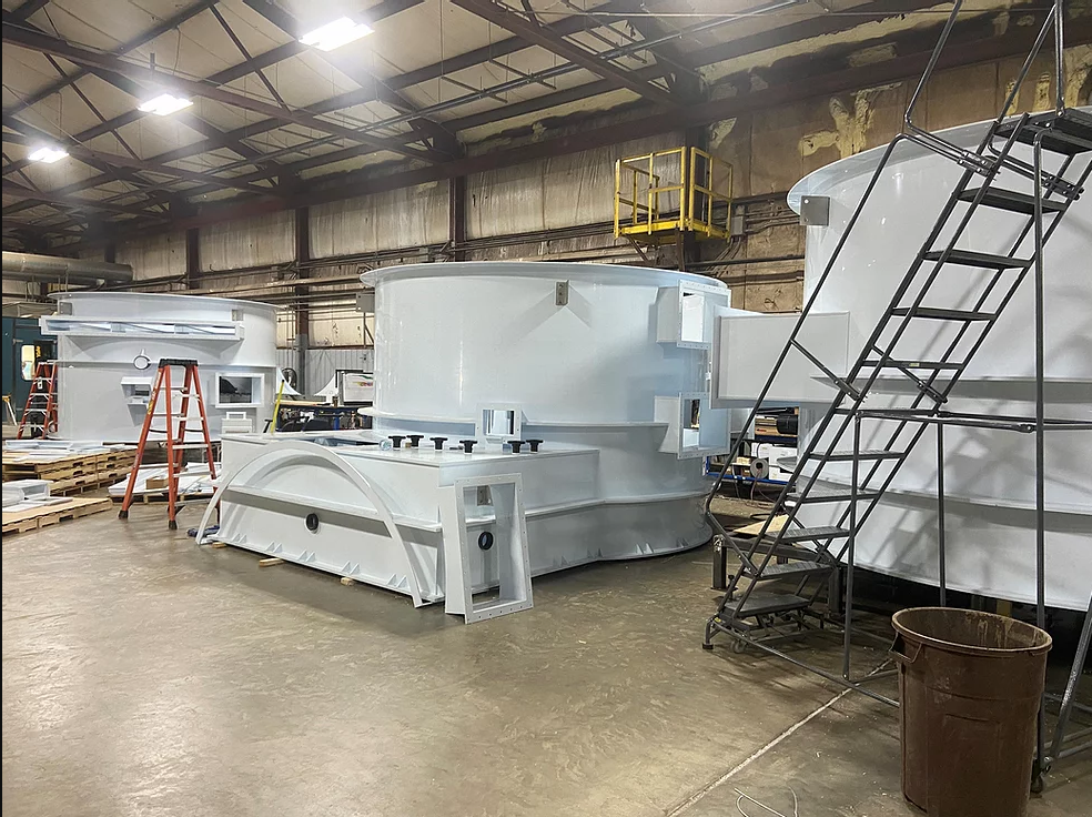 Scrubber Unit Fabrication in Pro-Mec Manufacturing Facility