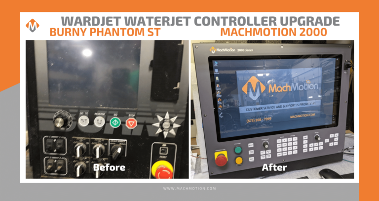 WARDjet Waterjet Upgrade With MachMotion Controller Retrofit - MachMotion